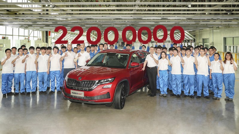 Škoda Auto slaví 22miliontý vyrobený vůz